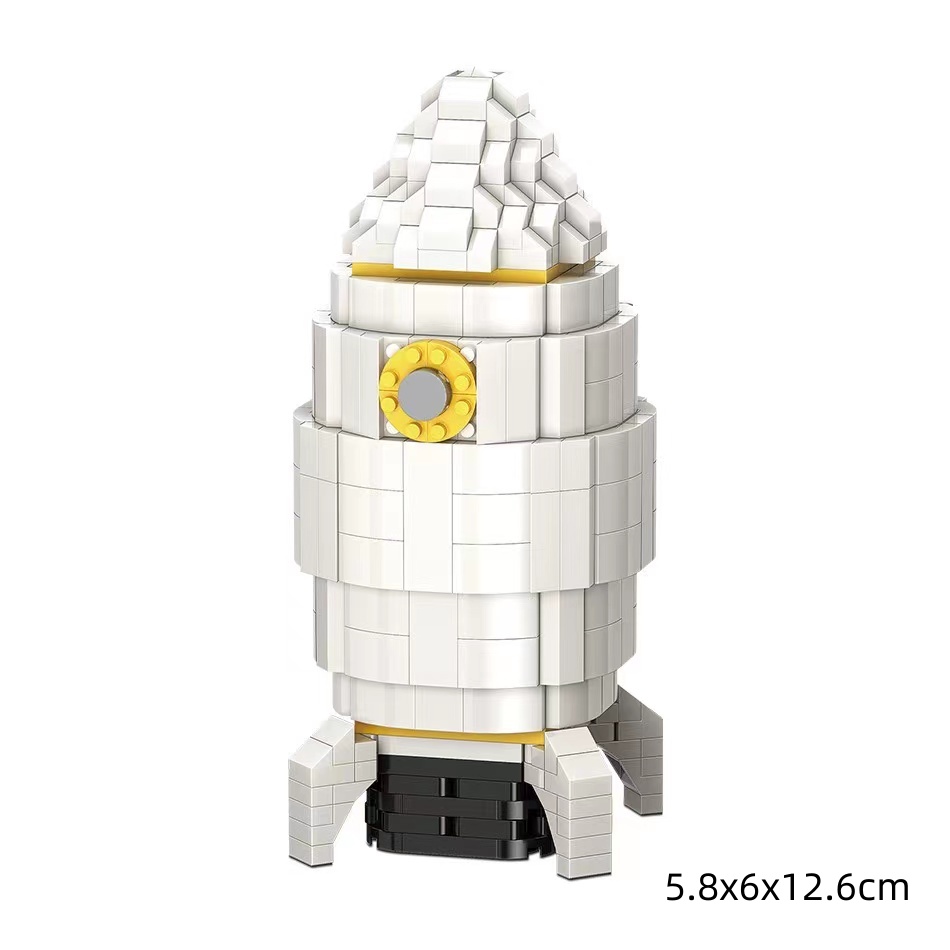 Astronot Kreatif Blok Bangunan Pen Holder Ponsel Blok Bangunan Kompatibel Lego Desktop Ornamen Asse