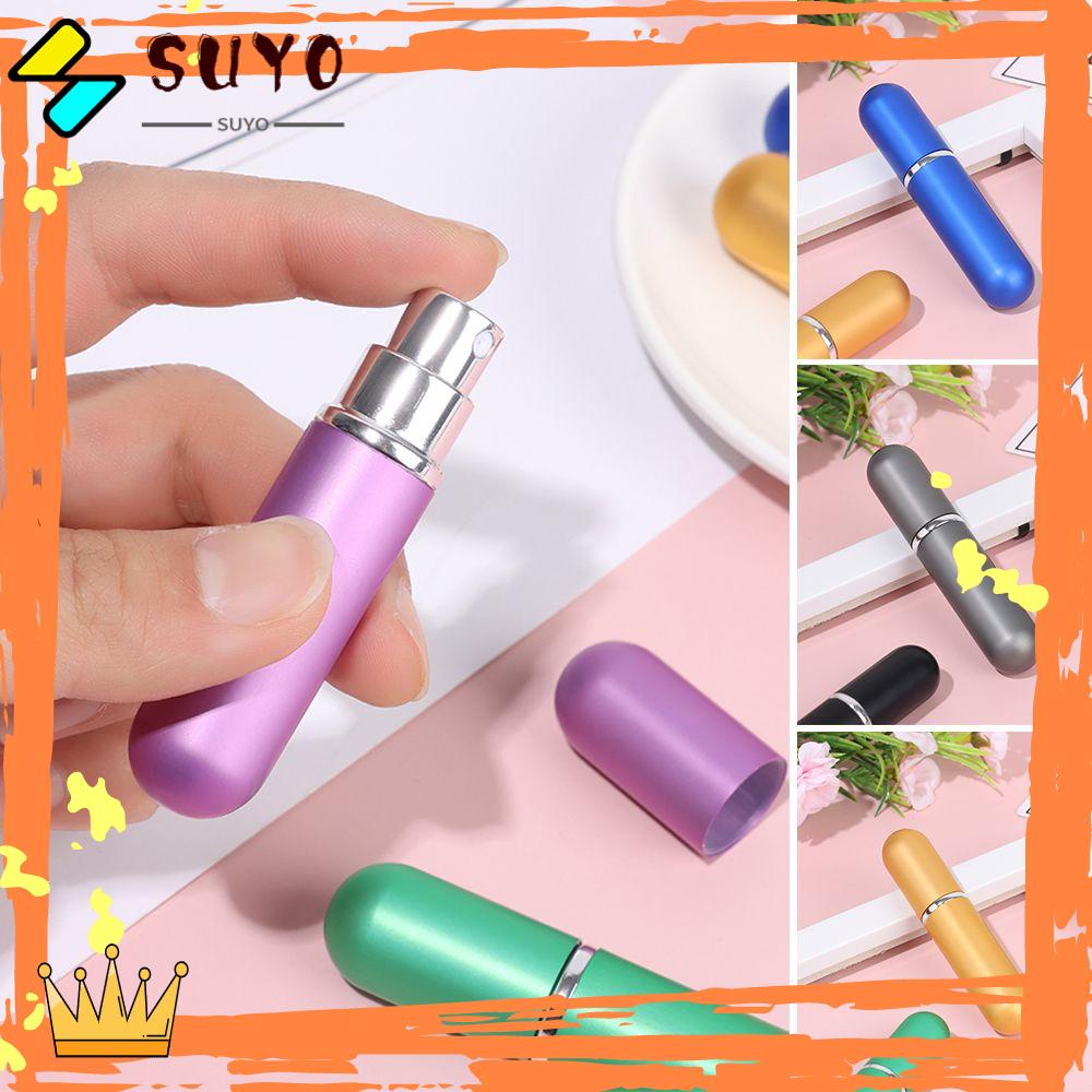 Suyo Wadah Kosmetik Makeup Portable Dengan Spray Scent Pump Botol Parfum