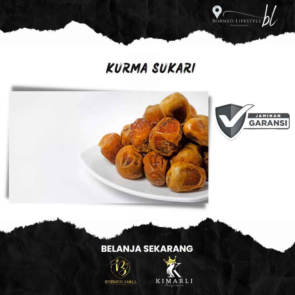 

BM078 // Kurma Sukari 450 gram Ratu Kurma By. Borneo Mall