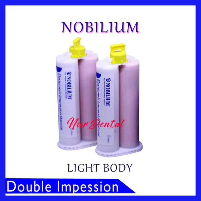 Laku Dental Putty Double Impression Light Body Nobilium Set