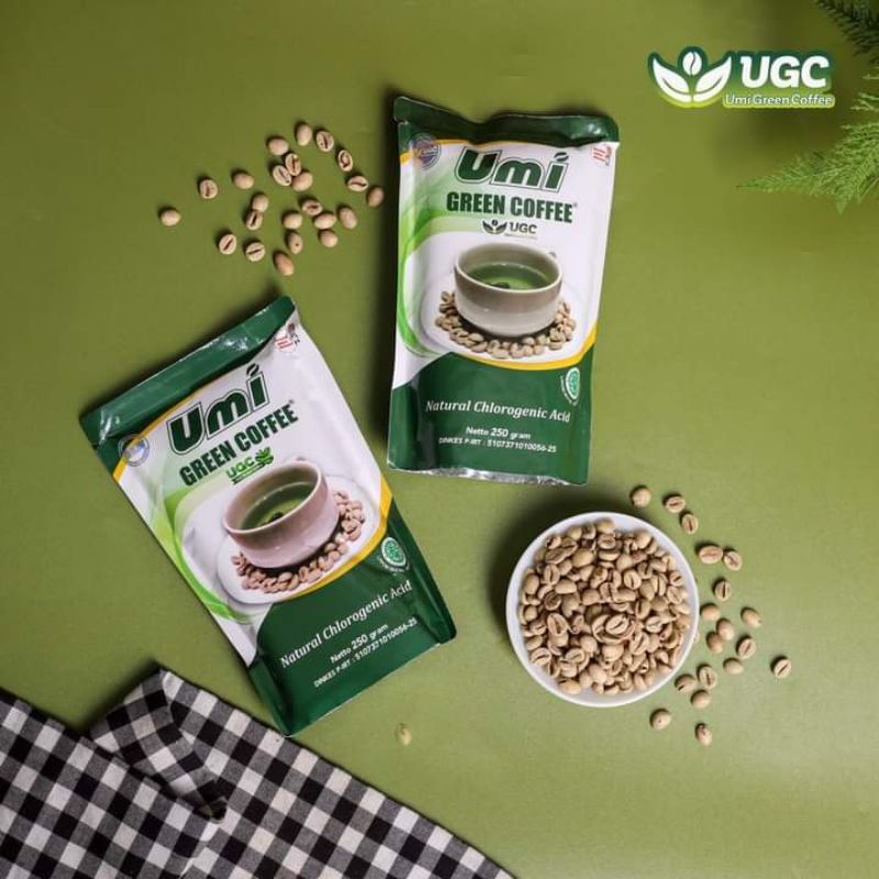 

2 PCS UMI GREEN COFFEE 250 Gram ORIGINAL Free Gift
