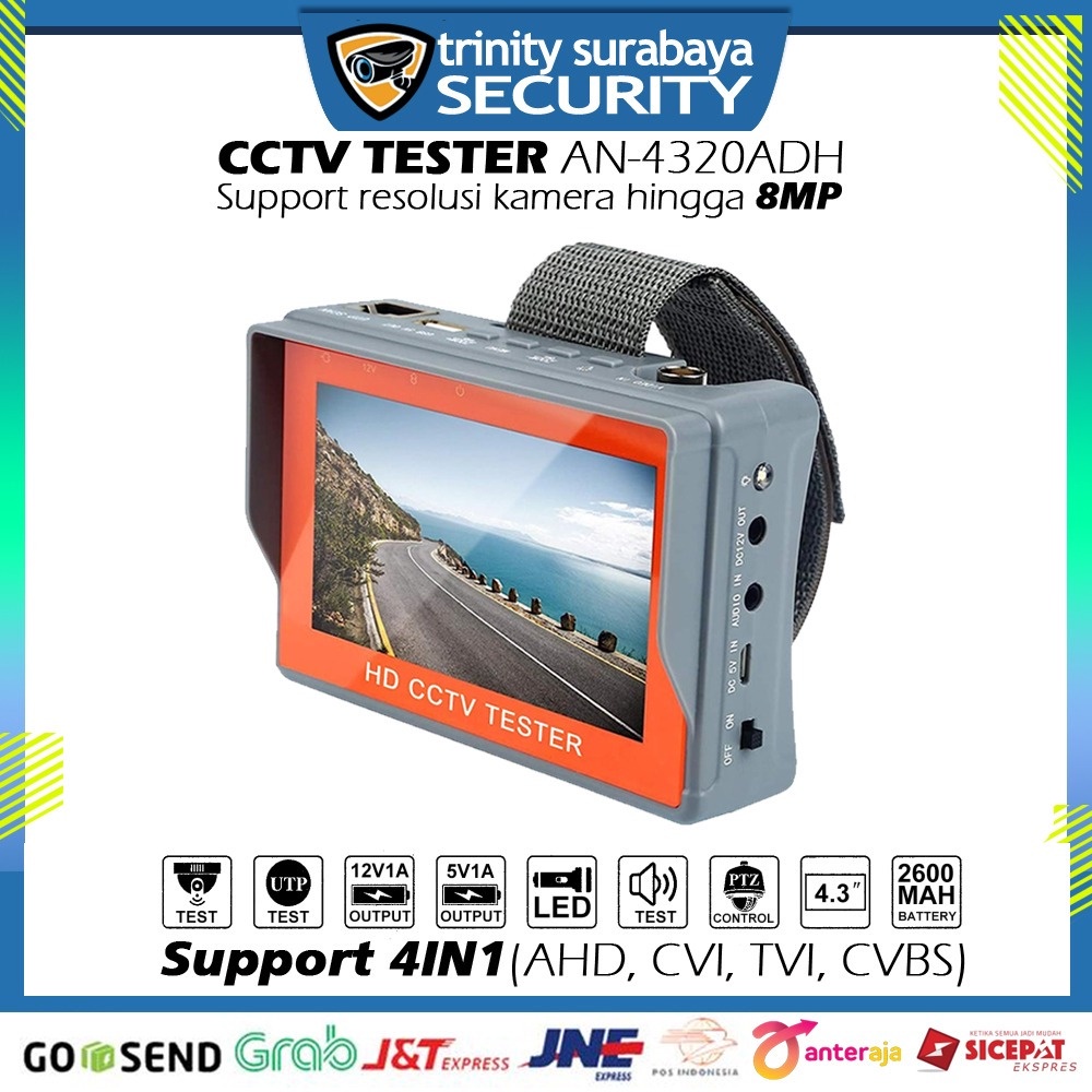 CCTV Tester Support 8mp Kamera 4in1