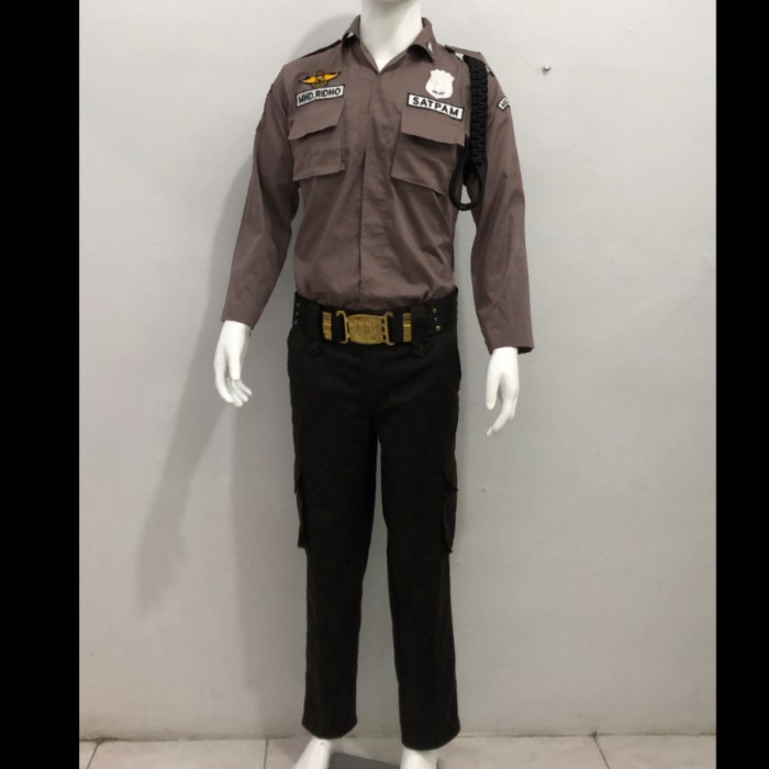 SERAGAM PDL SATPAM TERBARU / BAJU SECURITY / BAJU SATPAM
