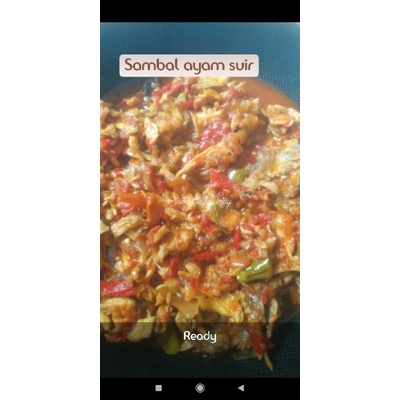 

sambal ayam suir