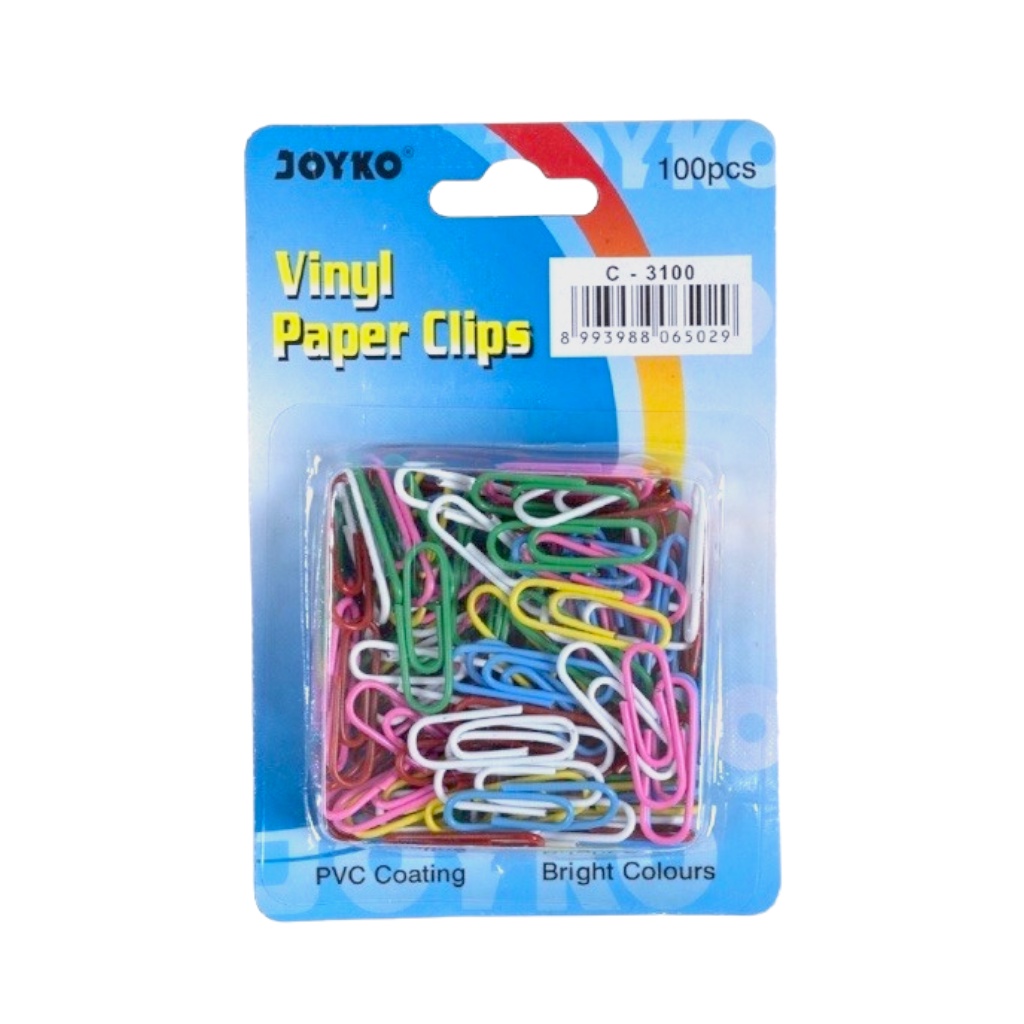 

Paper Clip / Klip Kertas Warna Warni Joyko isi 100pcs