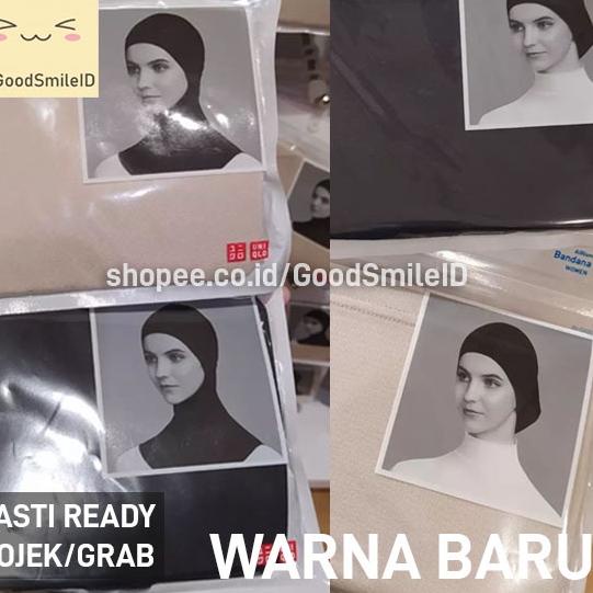 STOK TERBATAS SALE READY Women Inner Hijab AIRism Headband Jilbab Ciput Bandana JASTIP UNIQLO