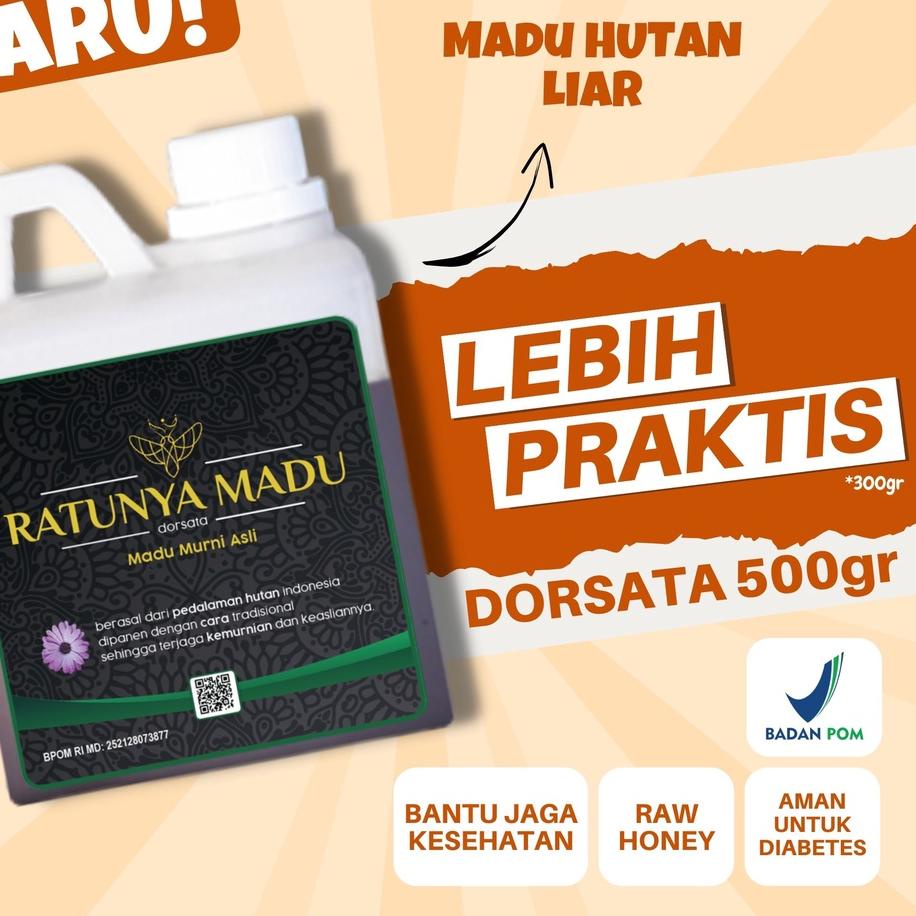 

✶ Murni Asli 500GR Ratunya Mellifera Natural Pure Raw Honey ❅