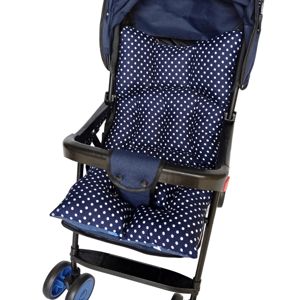alas stroller bayi universal katun mikro bantal stroller bayi