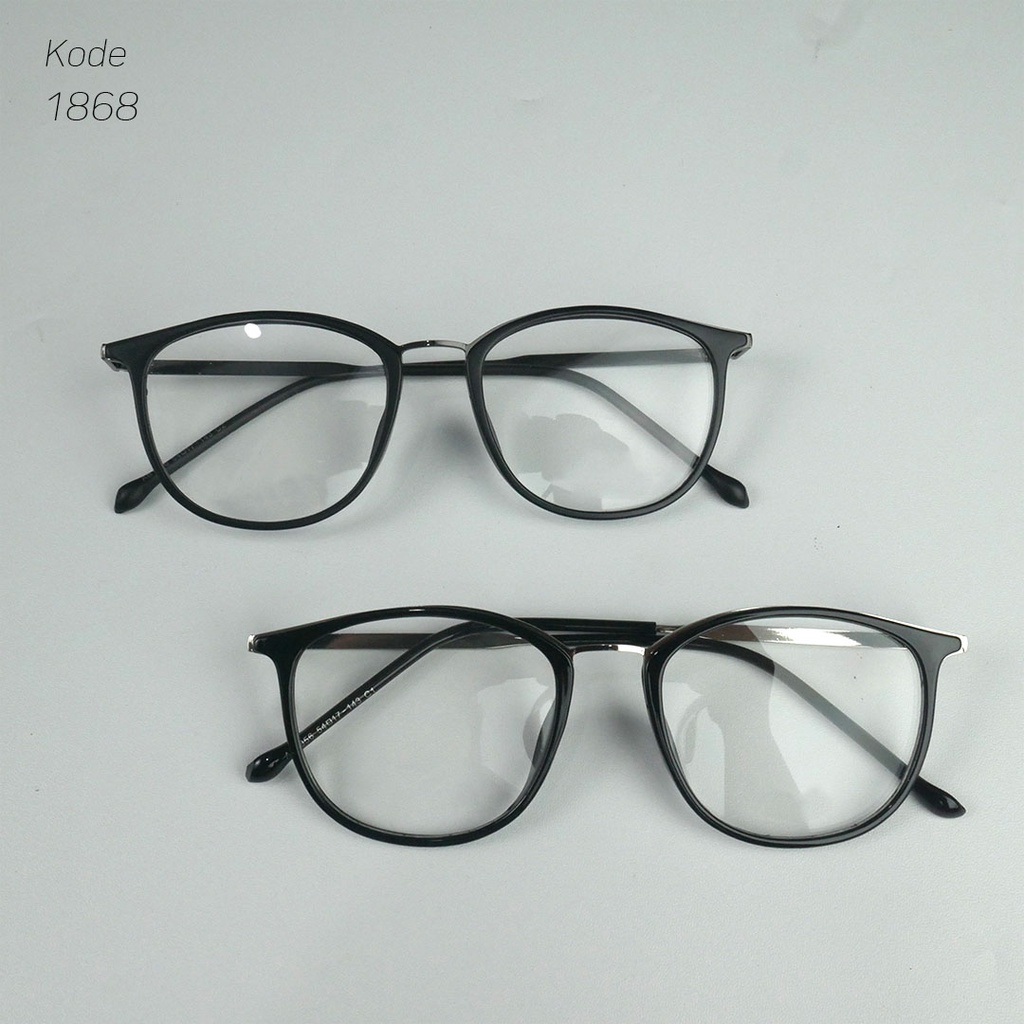 Frame Kacamata Wanita & Pria Minus Anti Radiasi 1868