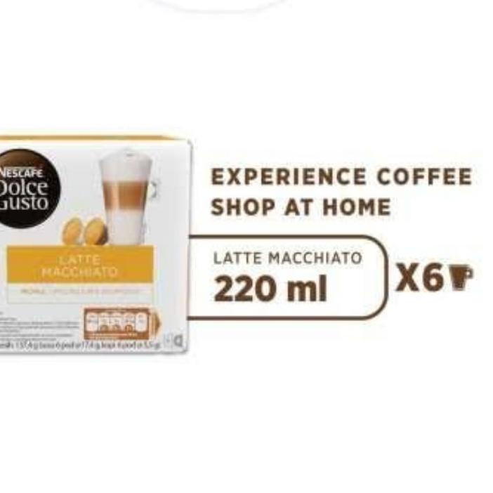 

➮ Nescafe Dolce Gusto Latte Macchiato Coffee Capsule ♀