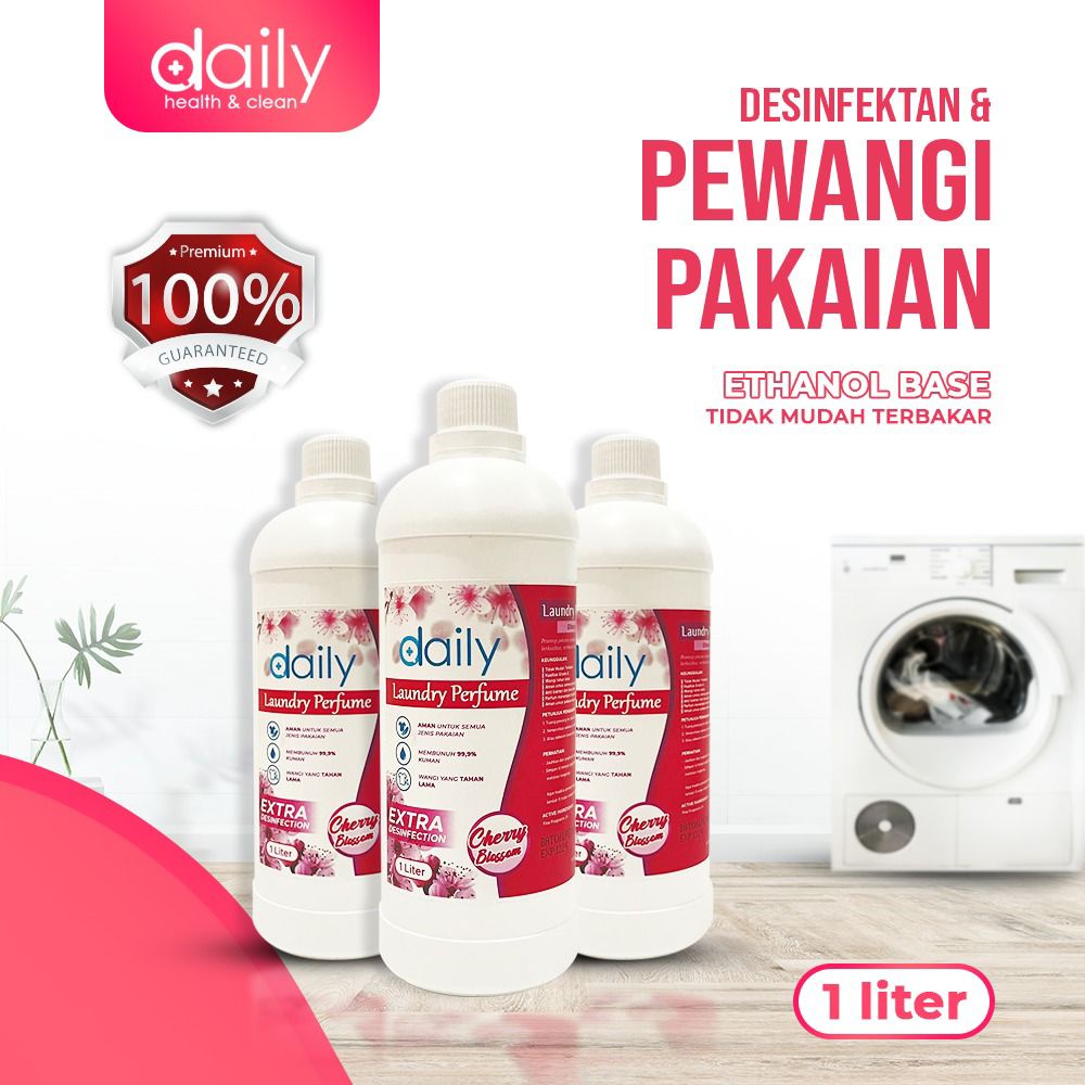 Parfum Laundry Grade A Daily Pewangi Pakaian Cherry Blossom 1 Liter