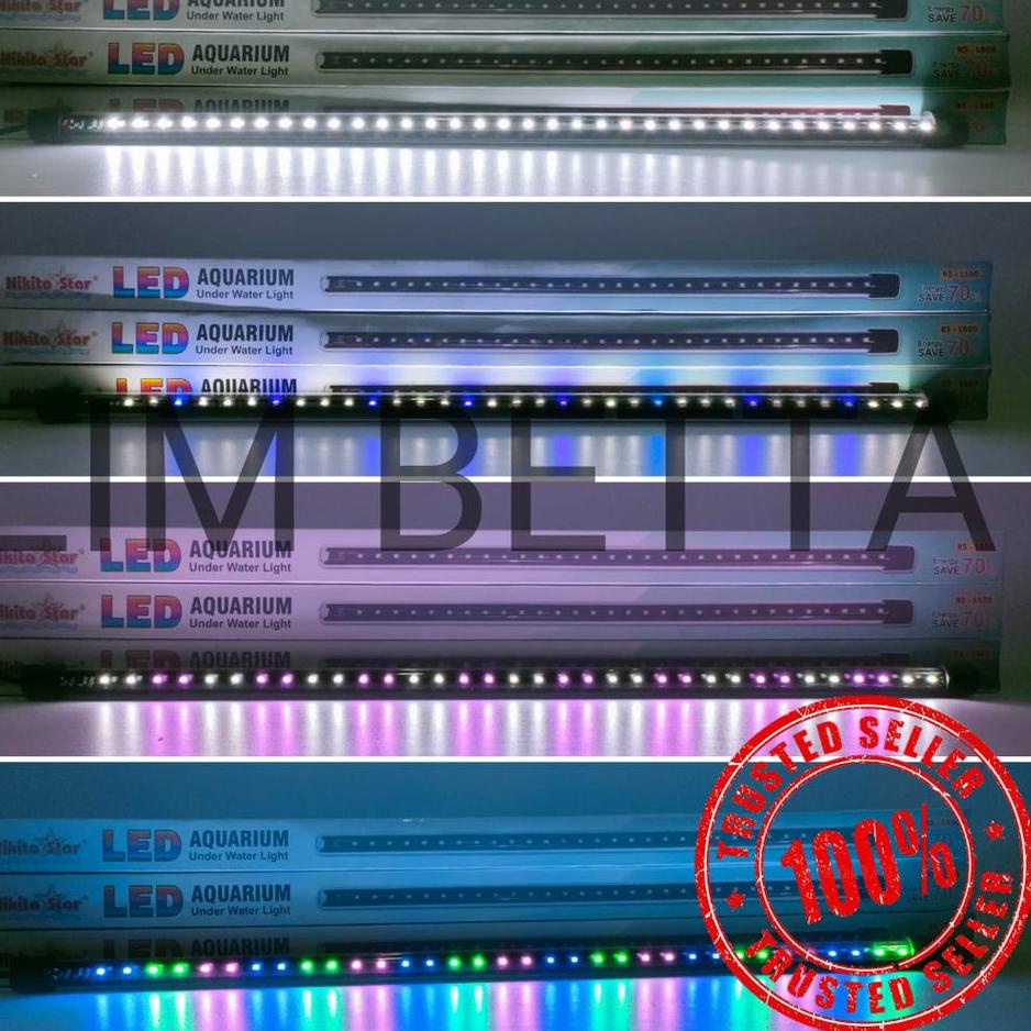 ✨Terbaru✨ LAMPU CELUP LED NIKITA STAR NS 200 / Lampu 20CM Aquarium Aquascape grosir