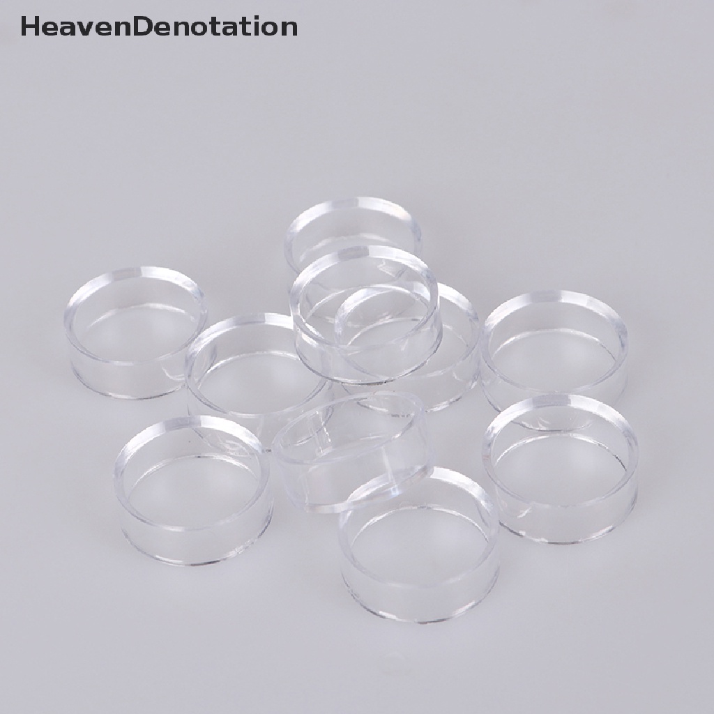 [HeavenDenotation] 10pcs Stand Sphere Holder Display Bening Akrilik Untuk Alas Bola Kristal HDV