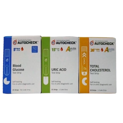 Autocheck Strip/Autocheck Strip Glucose/Autocheck Strip Asam Urat/ Strip Autocheck