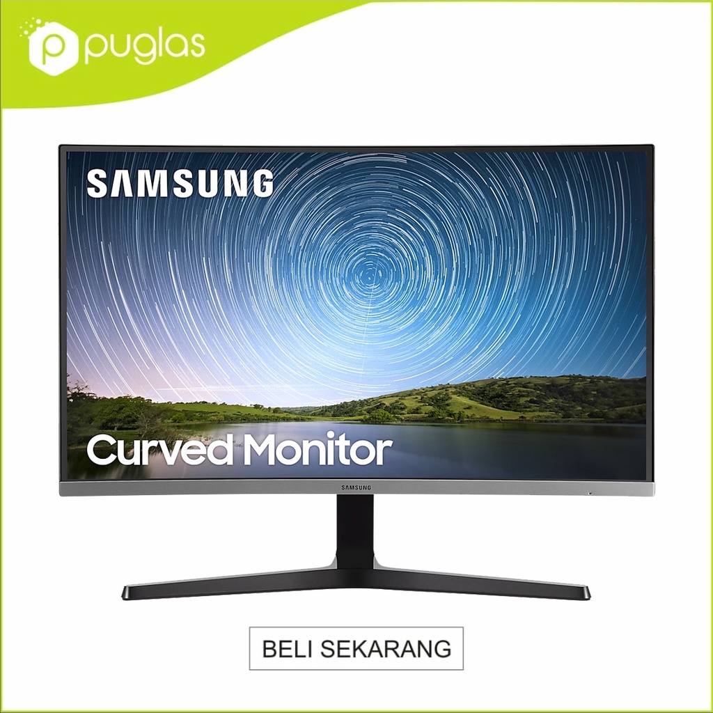 Monitor LED Curved Samsung C32R500 VA 32" Bazeless Full HD HDMI D-Sub For Komputer PC Laptop