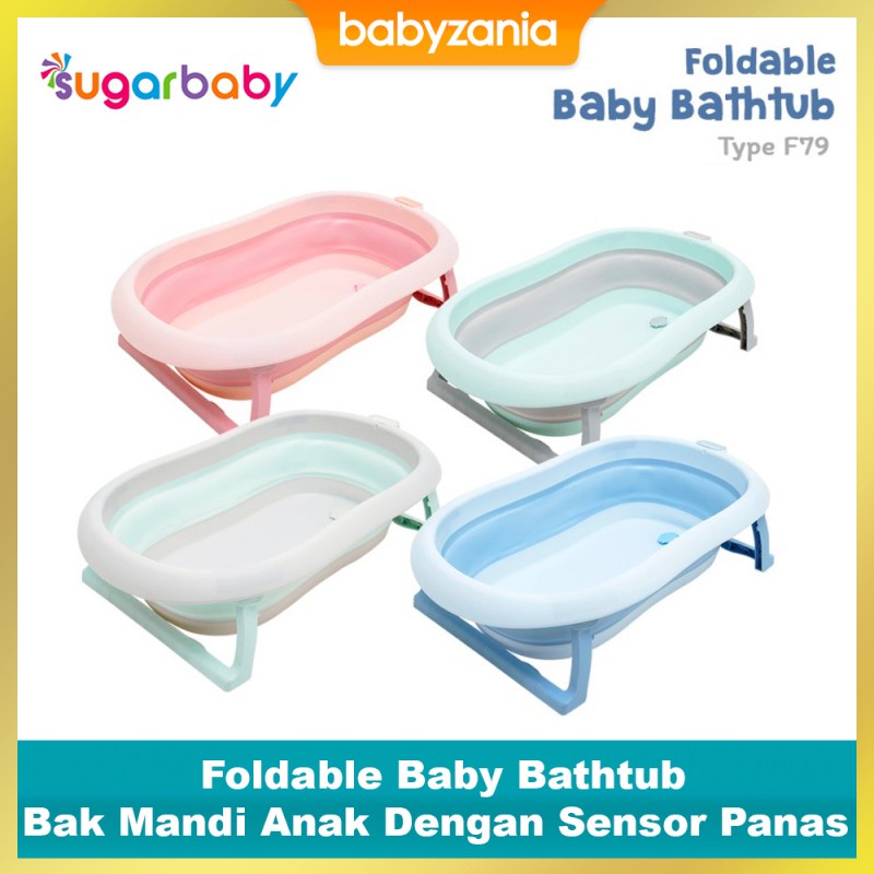 Sugar Baby Foldable Baby Bathtub With Heat Sensor Bak Mandi Anak