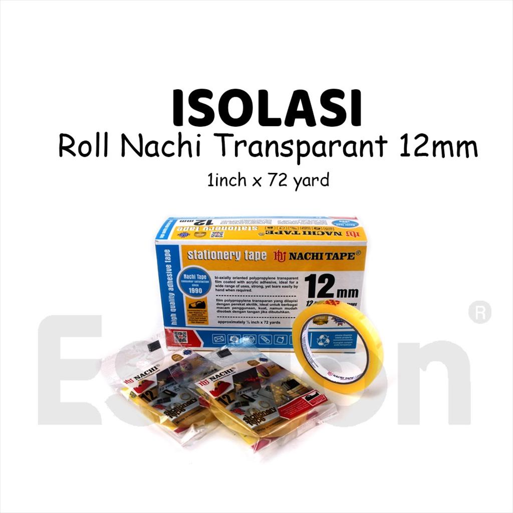 

1Buah/1pcs Isolasi 72yards / yellow dos / stationery tape NACHI