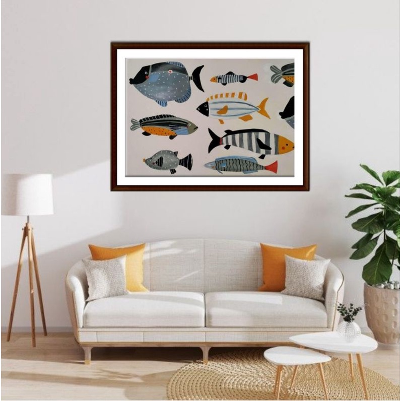 

lukisan fish 70x100