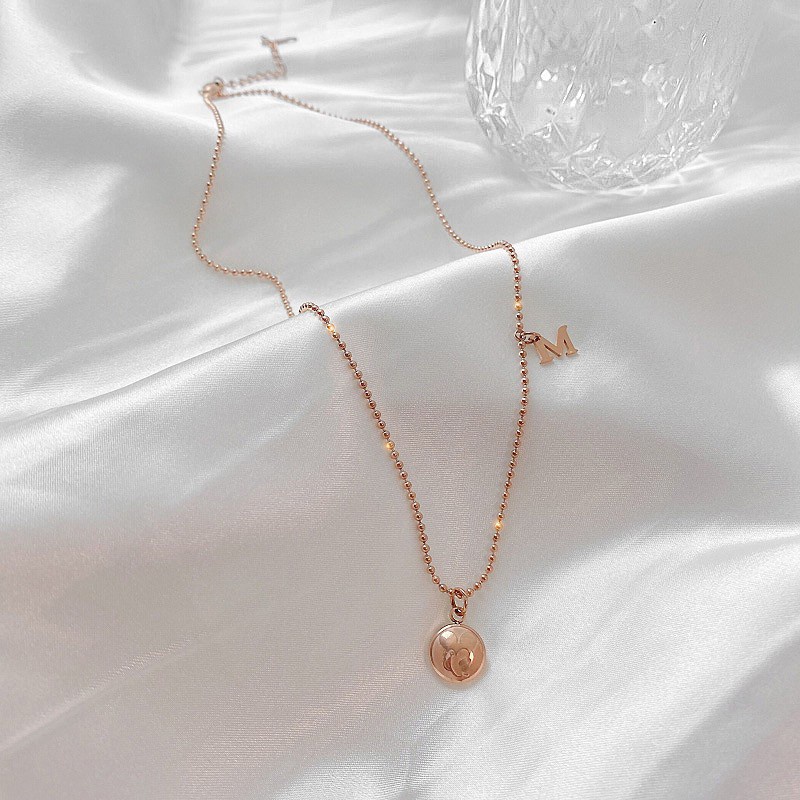 Kalung Liontin Tikus Bahan Titanium Steel Tahan Air Tidak Pudar Untuk Hadiah Ulang Tahun Valentine
