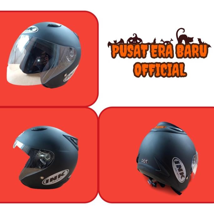 Helm ink centro ( hitam doff )