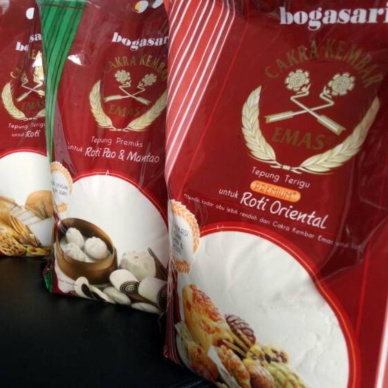

☞ (Cargo&Regular) Terigu Cakra Kembar Emas Roti/Roti Oriental/Pao dan Mantao 5kg ☊