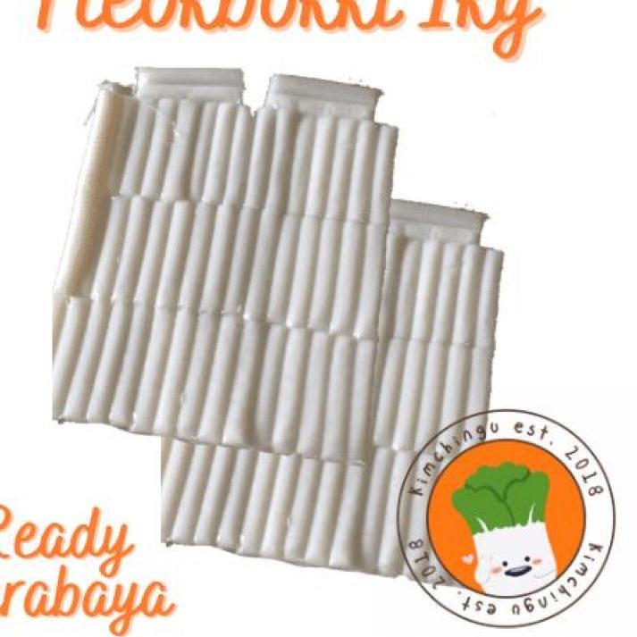 

READY!! Tteokbokki 1 kg Topokki Supplier Surabaya Real-Pict,..