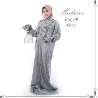 ☻ MUKENA TRAVELING TERUSAN PARASUT PREMIUM PONCO TANPA KEPALA BORDIR + Tas ★
