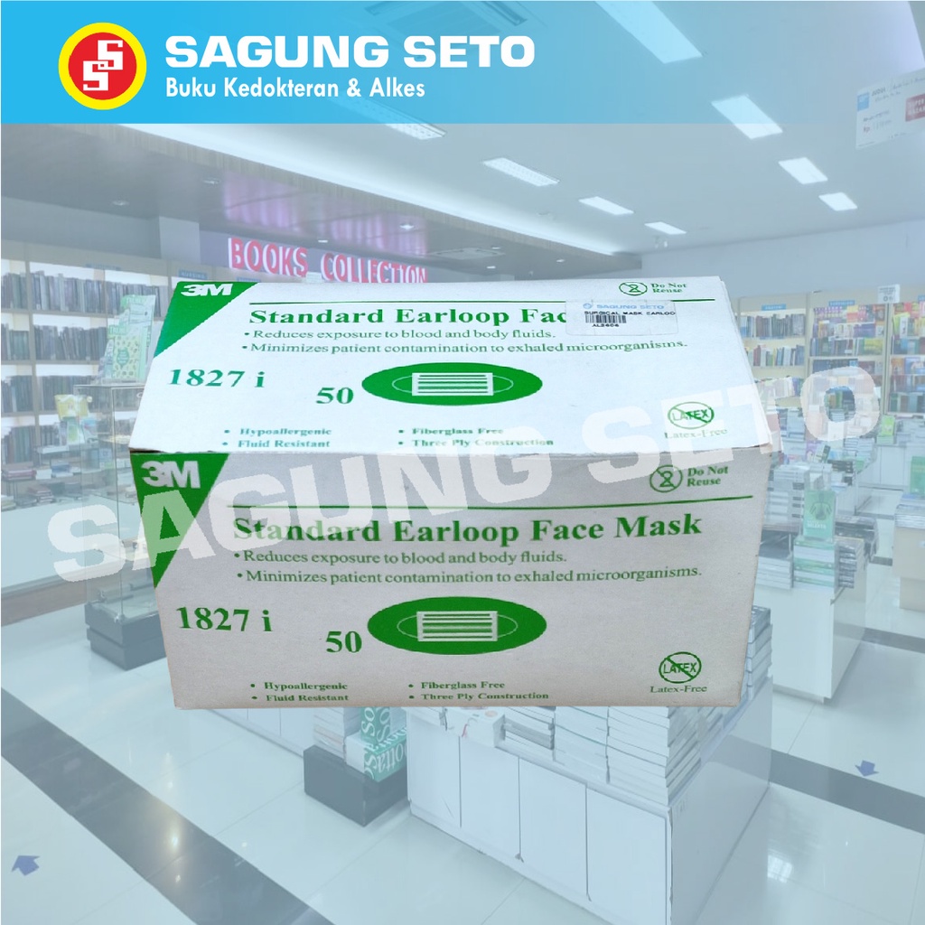 SURGICAL MASK EARLOOP 3M P70SME3M / MASKER 3M EARLOOP