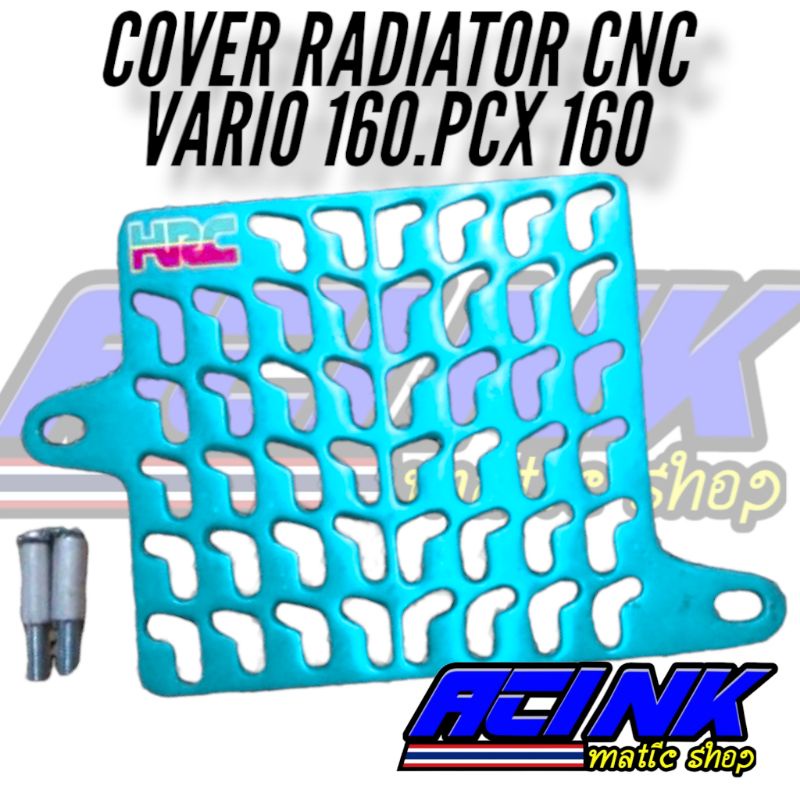 Cover radiator ARM FULL CNC ALMUNIUM VARIO 160 NEW PCX 160 NEW motif ARM full cnc