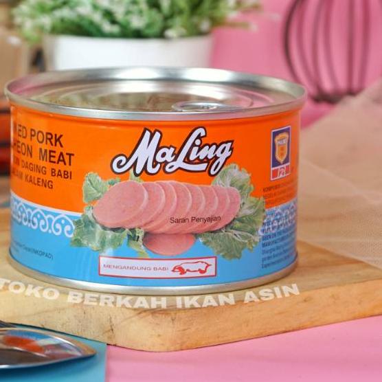 

✥ Ma Ling Luncheon Pork 397gram TTS Canned / Daging Ham Babi Maling ❊
