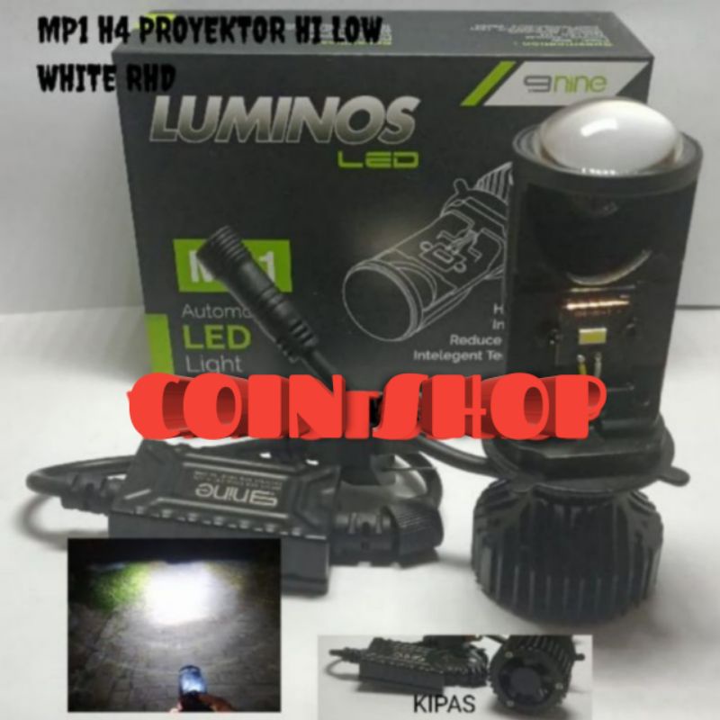 LED LAMPU LUMINOS MP1 H4 MINI PROJECTOR