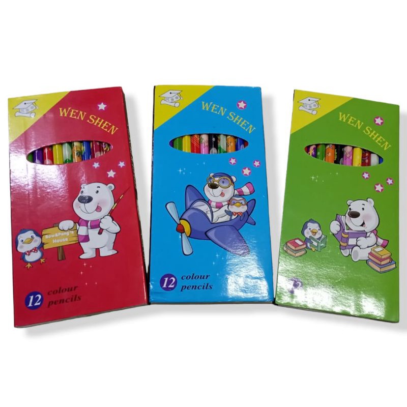 

Pensil Warna Lucu Ukuran Panjang 12 Warna