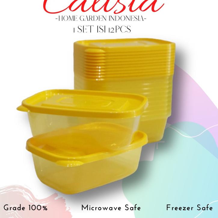 ◊ TOPLES PLASTIK TOPLES CALISTA SET FURANO 6PCS TOPLES KULKAS FOOD CONTAINER TOPLES PLASTIK SET ▼