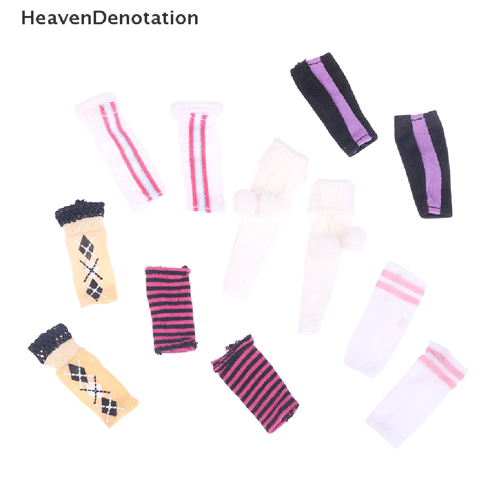 [HeavenDenotation] Sepatu Boneka Warna-Warni Kaos Kaki Dolls Boot Untuk Panjang Kaki 22cm Fashion Wanita Panjang HDV