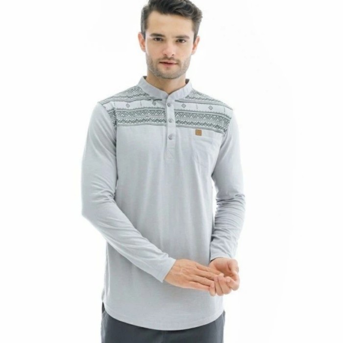 pStore88 - EIGER 5689 BARRAKKA, NAV baju kaos Koko muslim motif etnik n2 4597