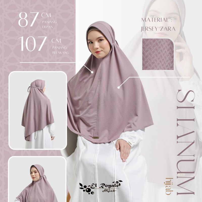 Jilbab Instan SHANUM ORI EL ROYALE
