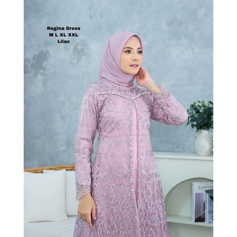 AZURAH SCRAF // GAMIS MODERN / GAMIS REGINA KEBAYA WISUDA MODERN / DRESS PESTA BROKAT / GAMIS KONDANGAN TERBARU BAHAN TILE MIX VELVET / DRESS KEBAYA PAYET MEWAH /GAMIS PAYET MODERN