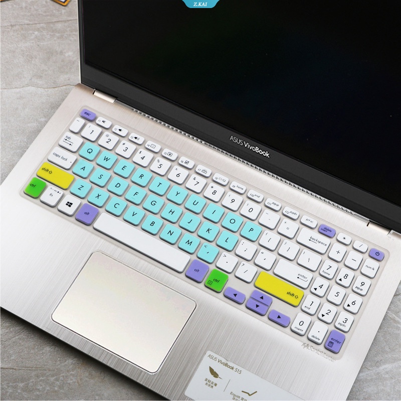 Cover Keyboard Silikon Inggris Untuk ASUS 15.6inch 15.6inch ASUS Y5200 I5 Keyboard laptop Silikon Warna-Warni [ZK]