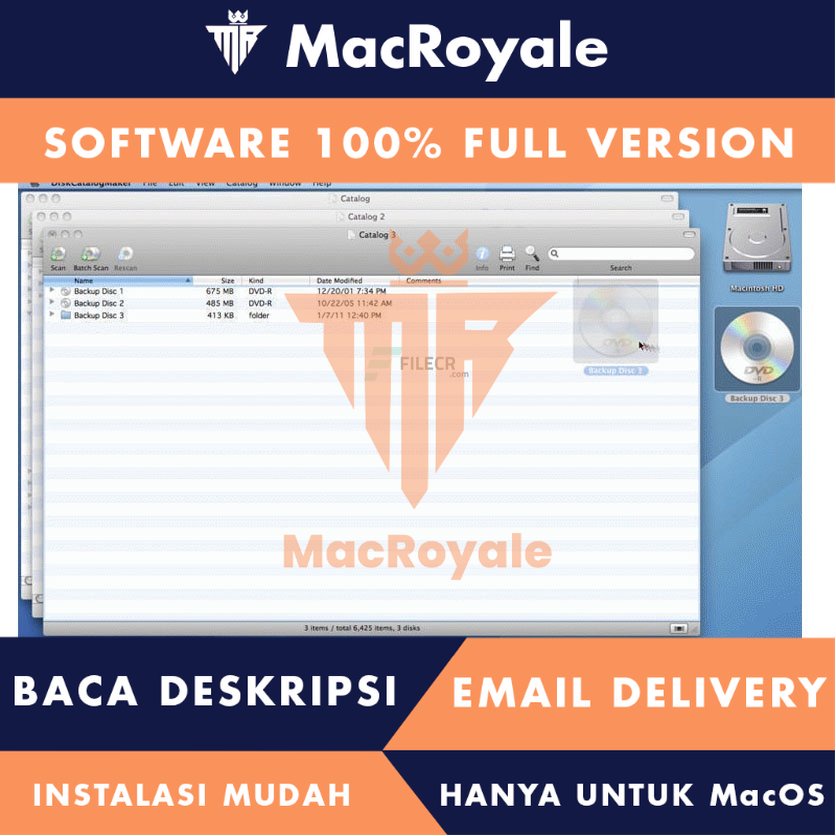 [MacOS] DiskCatalogMaker Full Version Lifetime Full Garansi