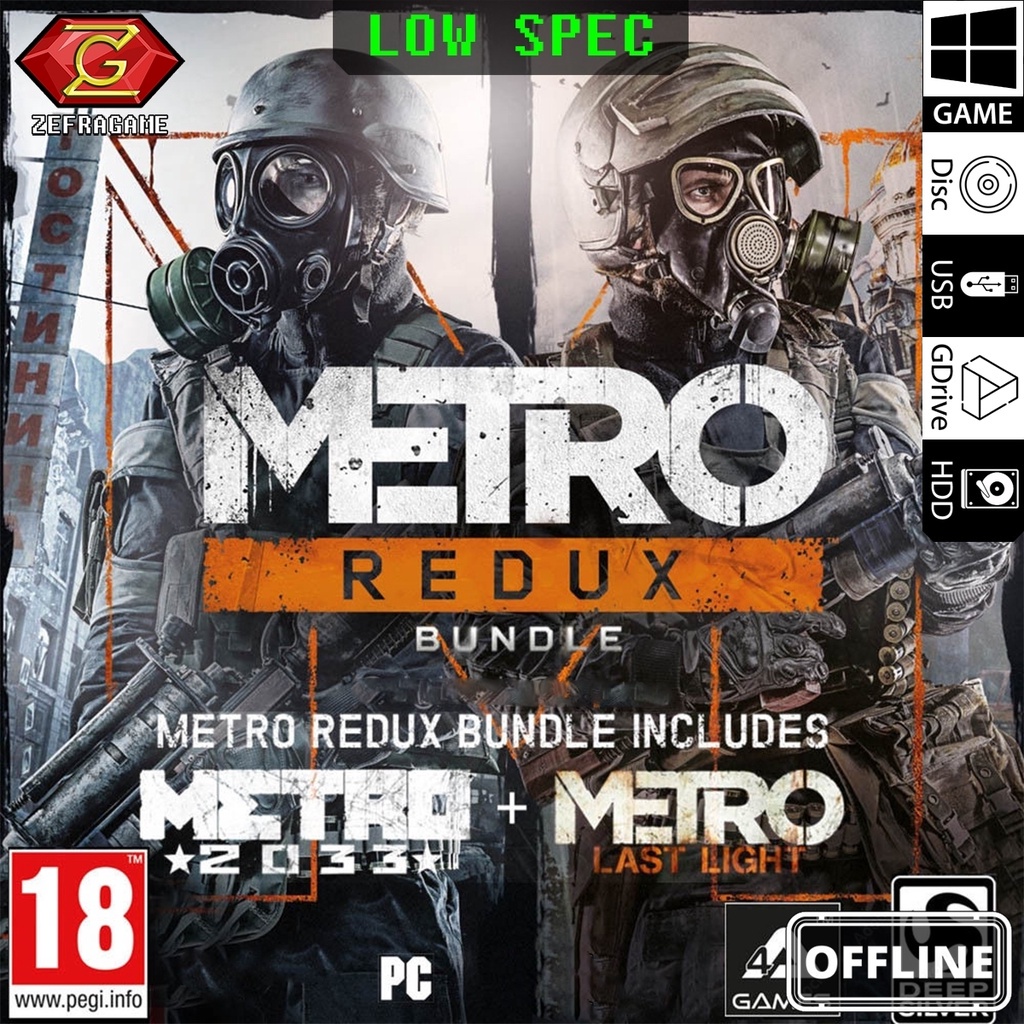 METRO REDUX Complete Edition PC Full Version (METRO 2033 + METRO LAST LIGHT)