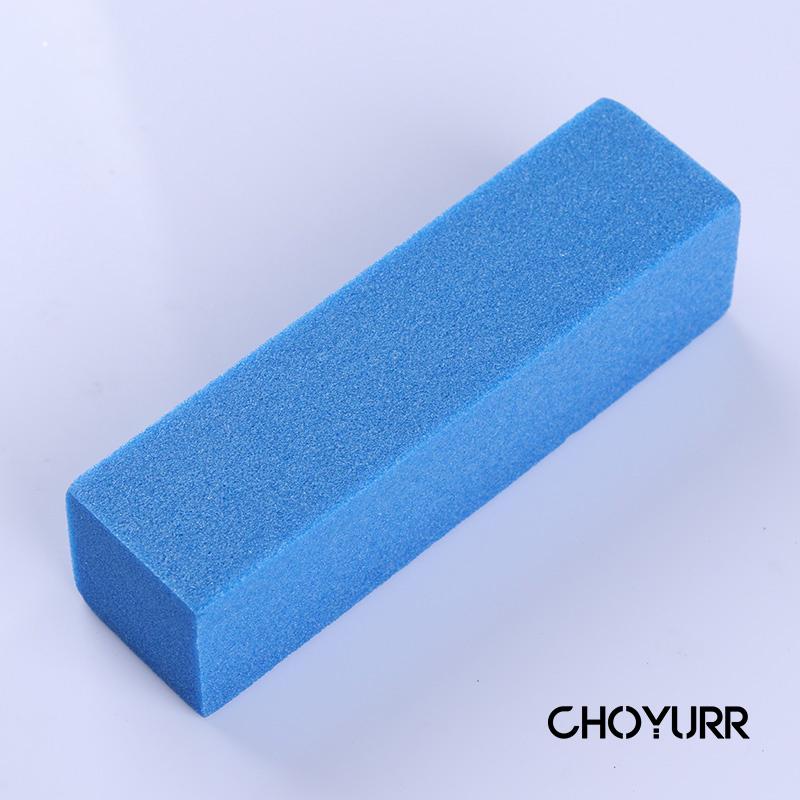 【COD】1Pc Kikir Kuku DIY Bahan Spons Warna Pink / Biru / Putih Sanding Block-CH