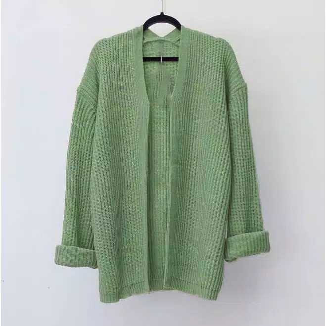 [✅COD] Cardigan Rajut Wanita - Oversize Kardigan PREMIUM