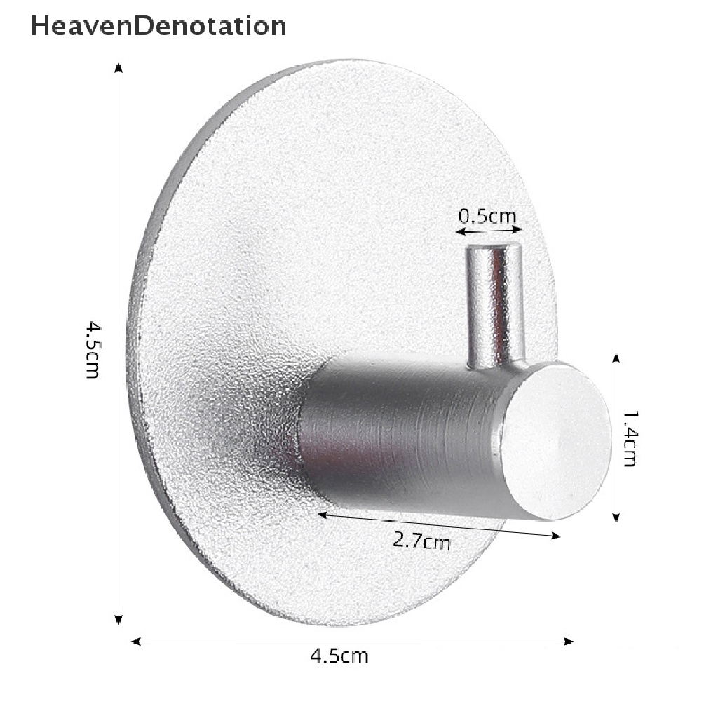 [HeavenDenotation] Kait Dinding Perekat Dipasang Kunci Pintu Kain Mantel Kamar Mandi Gantungan Gamis Peralatan Dapur Rak Rak Tas Hook Organizer Untuk Gantung HDV