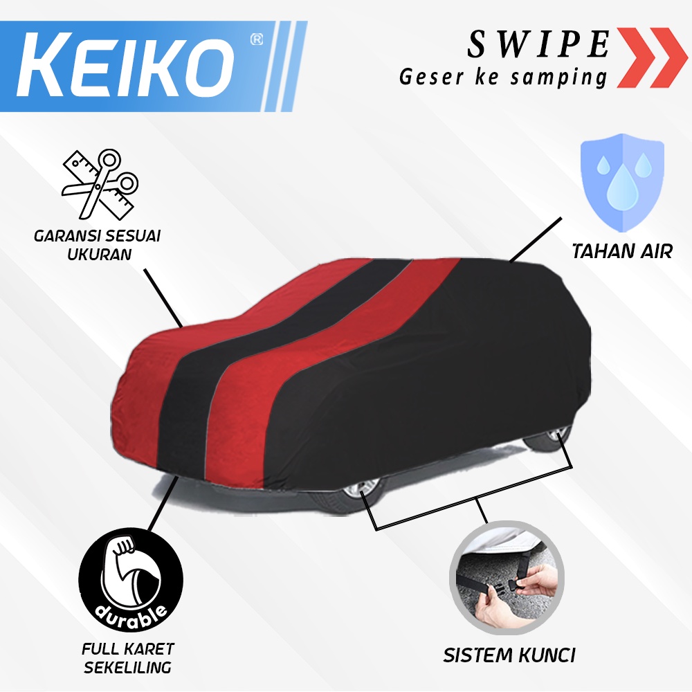 Cover Sarung Penutup Tutup Selimut Mobil Warna Waterproof MG HS ZS 3008 5008 Jeep Wrangler Cherokee Compass Gladiator Tiguan Scirocco Caravelle Touran Mini Cooper 3 5 Door Cabrio Countryman Clubman GR Supra Staria Creta Sedona Corolla Datsun Cross Keiko