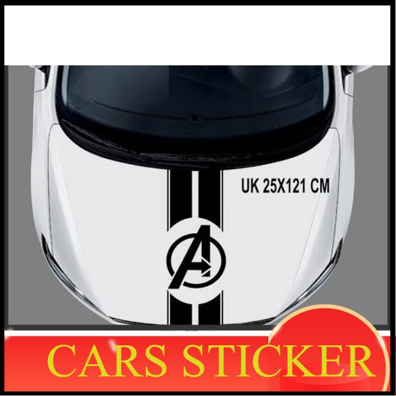 stiker cutting Lis kap depan mobil