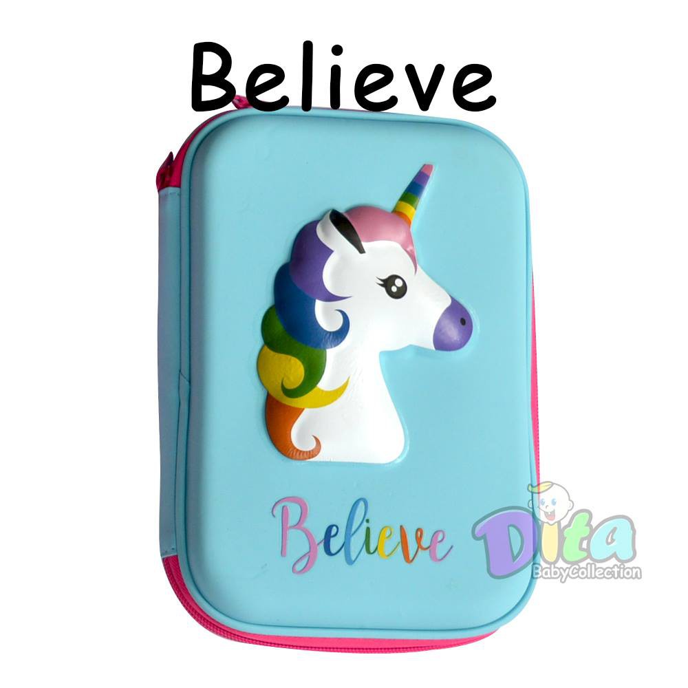 

Terlaris ✨ -Kotak Pensil , Tempat Pensil , Kotak Pensil Model Serba Guna Desain Kartun Unicorn Lucu, Bahan EVA- 2.2.23