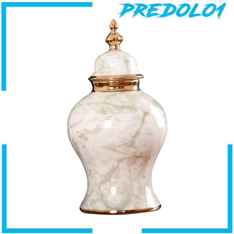 [Predolo1] Toples Jahe Keramik Dengan Tutup Ornamen Tradisional Untuk Kamar Tidur Kantor Pernikahan