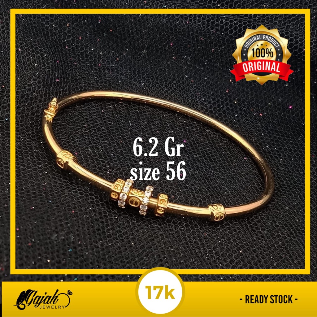 Gelang emas 17k - 6.2 gr kadar 750 - 4208