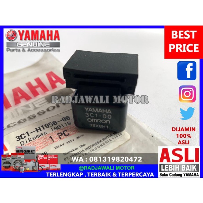 Relay Assy Stater Vixion Asli Original Yamaha 3C1-H1950-00 Kode 302
