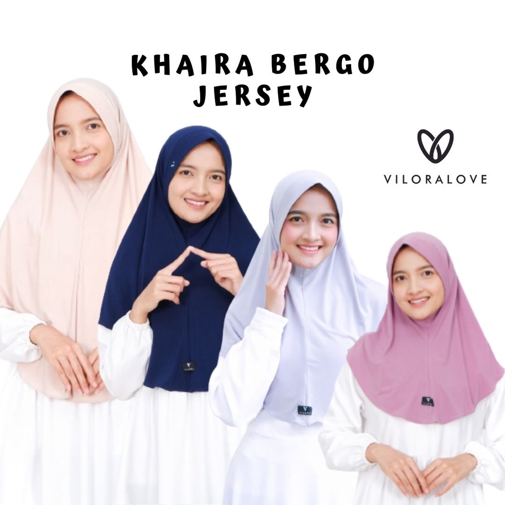 JILBAB BERGO INSTAN ORIGINAL VILORALOVE